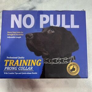 Mayerzon No Pull Prong Training Dog Collar Large Size Adjustable NWT